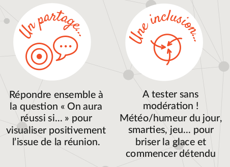 Pour réussir votre réunion, utilisez des outils favorisant le partage et l'inclusion !